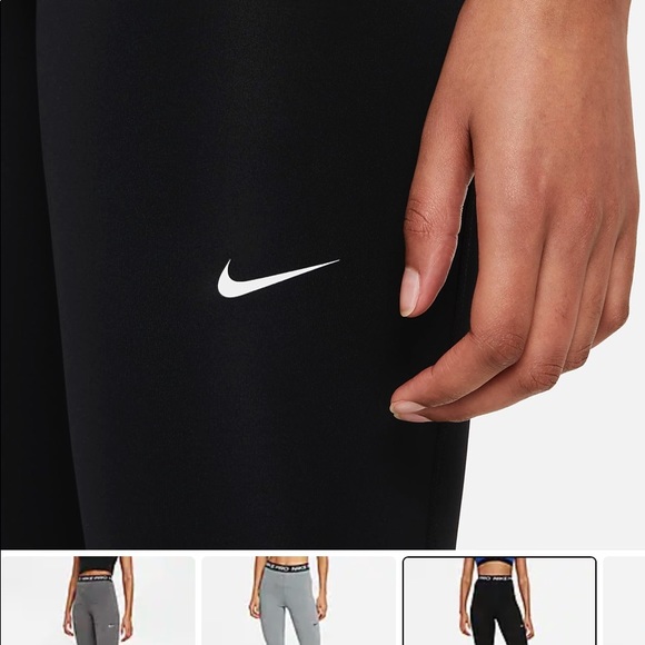 Nike tights / leggings. Black. 7/8 length. 2X / XXL - Picture 3 of 4